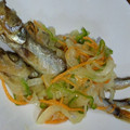 ＠kitchen's cooksnap of when they made ししゃもの南蛮漬.