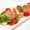 むちたん！'s cooksnap of when they made サーモンのカルパッチョ和風味.