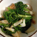 リンゴ猫's cooksnap of when they made ＊春菊とちくわのバター醤油炒め＊.