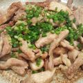 makosaka's cooksnap of when they made せせりのガーリック炒め.