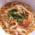 ゆきぽっくる⛄️'s cooksnap of when they made ふわふわ納豆卵うどん.