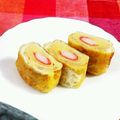 SP♪'s cooksnap of when they made お弁当に♡カニカマの入ったたまご焼き。.