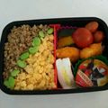 comiidance's cooksnap of when they made 鶏そぼろ(3色丼）.