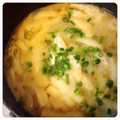 ayaly＊'s cooksnap of when they made 新タマネギと薄揚げのお味噌汁.