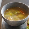 chi40's cooksnap of when they made 材料2つ♪新玉ねぎとウィンナーのスープ.