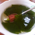 しらす隊's cooksnap of when they made つわり時期に？☆簡単☆梅わかめのお吸い物.