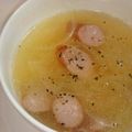 hixy's cooksnap of when they made 材料2つ♪新玉ねぎとウィンナーのスープ.