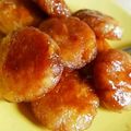 xはるぴょんx's cooksnap of when they made 芋もち♪甘辛ダレ♪.