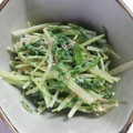 サナ118's cooksnap of when they made ゴマ油香る水菜のマヨ和え.