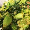 のまっち2's cooksnap of when they made お手軽♪レンジで青梗菜の胡麻和え.