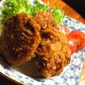 野菜のはたけ's cooksnap of when they made チーズinジューシーメンチカツ.