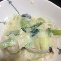 いち☆23チビ's cooksnap of when they made からだに優しい~塩麹チキンミルクスープ.
