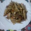 バウンド's cooksnap of when they made 柚子胡椒風味のベーコンにゃく牛蒡きんぴら.