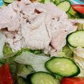 ｋａｍｅｒｉ's cooksnap of when they made 裏ワザ！しっとりお肉の冷しゃぶサラダ.