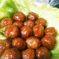豹姉☆彡's cooksnap of when they made 簡単꙳★*ﾟ肉だんご☆甘酢あん.