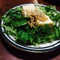 ☆ぽちき☆'s cooksnap of when they made 簡単★ヘルシー豆腐とジャコの水菜サラダ.