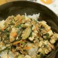 りんご華☆1219's cooksnap of when they made 男子大好き＊簡単ニラひき肉丼.