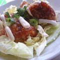oBsession's cooksnap of when they made 鶏の唐揚げ❀オイゴマソー酢和え.