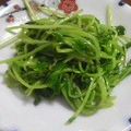 HARUKIさん's cooksnap of when they made 豆苗の青菜炒め.
