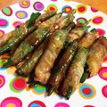 ちえみーぬ's cooksnap of when they made ぶた肉まきまき♪お弁当にも彩りきれいに.
