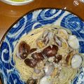 skywalkerK's cooksnap of when they made あさりの酒蒸しが余ったら→ボンゴレパスタ.