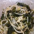 ｓｉｏ's cooksnap of when they made 焼肉のタレで♪もやしとワカメの黄金ナムル.