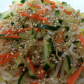 万年新人嫁's cooksnap of when they made もやしときゅうりと人参の中華和え.