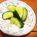 ぢょりた's cooksnap of when they made わが家の浅漬け(塩もみ?)きゅうり.