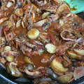 ｙａ－ｙａ－'s cooksnap of when they made イカとじゃがいものトマト煮.