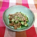 龍青空ママ's cooksnap of when they made 朝食に。簡単さっぱり『香り納豆』.