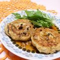 赤い電話's cooksnap of when they made 鶏ミンチと豆腐のトウチ煮込みハンバーグ.