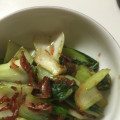 たまねぎ大好き's cooksnap of when they made チンゲン菜と桜エビの中華炒め.