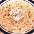uriuri24's cooksnap of when they made 温玉釜玉うどん.
