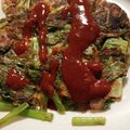 クック9WENVR☆'s cooksnap of when they made 小松菜のイタリアンお好み焼き.