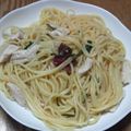 カスミン☆'s cooksnap of when they made 梅ささみチーズパスタ.