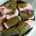 ♪みぃ♭'s cooksnap of when they made モチモチ♪我が家の桜餅(焼・関東風).