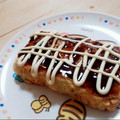 もみ's cooksnap of when they made 卵アレンジ☆簡単ﾀﾞｲｴｯﾄお好み焼き風.
