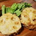 とにーにょ's cooksnap of when they made 絶品餃子餡のレンコンはさみ揚げ.