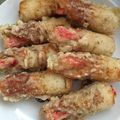 ほっほ's cooksnap of when they made カニカマ入りちくわの磯辺揚げ.