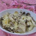 miyuki12's cooksnap of when they made ウドのしゃきしゃきチーズ焼き.