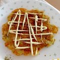 ぱるった's cooksnap of when they made ★卵無しでもOK★お手軽お好み焼き.