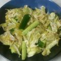 ぴよぴよlion's cooksnap of when they made キャベツときゅうりのおかか和えサラダ.