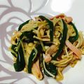 SAR☆'s cooksnap of when they made ベーコン・えのき・ピーマンの炒め物.