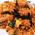 まぃぶぅ's cooksnap of when they made うちの☆ガッツリ☆豚キムチチャーハン♪♪.
