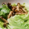 いーりーあ's cooksnap of when they made きのこのペペロンチーノサラダ.