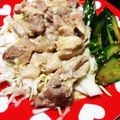 ごふぁんだ's cooksnap of when they made カフェ風ランチ〜茹で鶏のマヨネーズソース.