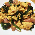 さくらんぼ33's cooksnap of when they made 簡単☆玉子とほうれん草炒め.