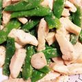 ふぢえもそ's cooksnap of when they made いんげんと鶏胸肉のにんにく醤油炒め♬.