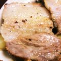 しまじぃ's cooksnap of when they made ＳＴＡＵＢで作る、豚とネギのロースト.