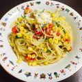 ポッリー's cooksnap of when they made さっぱり！トマト大葉とツナの冷製パスタ.